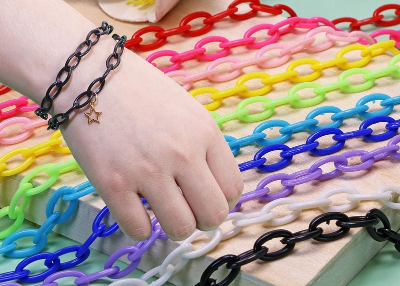 ONLYKXY Plastic Chain, Bird Chain, Birds Toys for Cage - Image 3